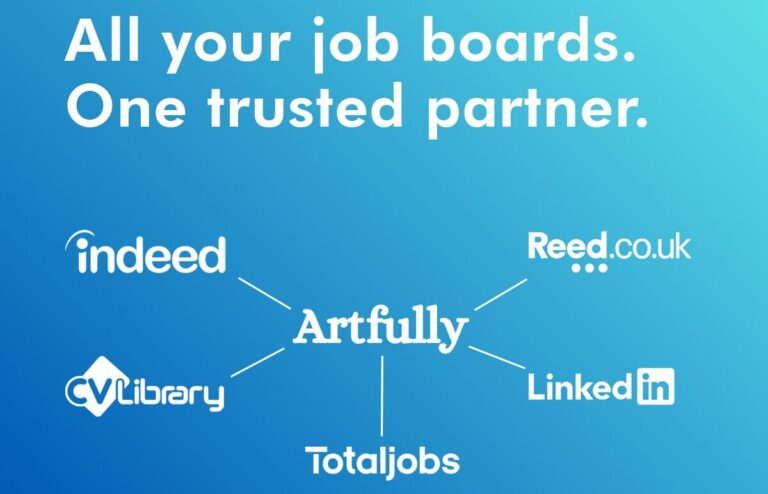 Artfully Media - Recruitment Advertising Made Simple Improve job advertising ROI without additional spend - Job Board Graphic. Indeed, CV Library, Reed, LinkedIn, Total Jobs